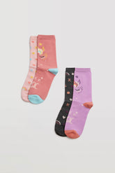 Pack 4 pares de meias